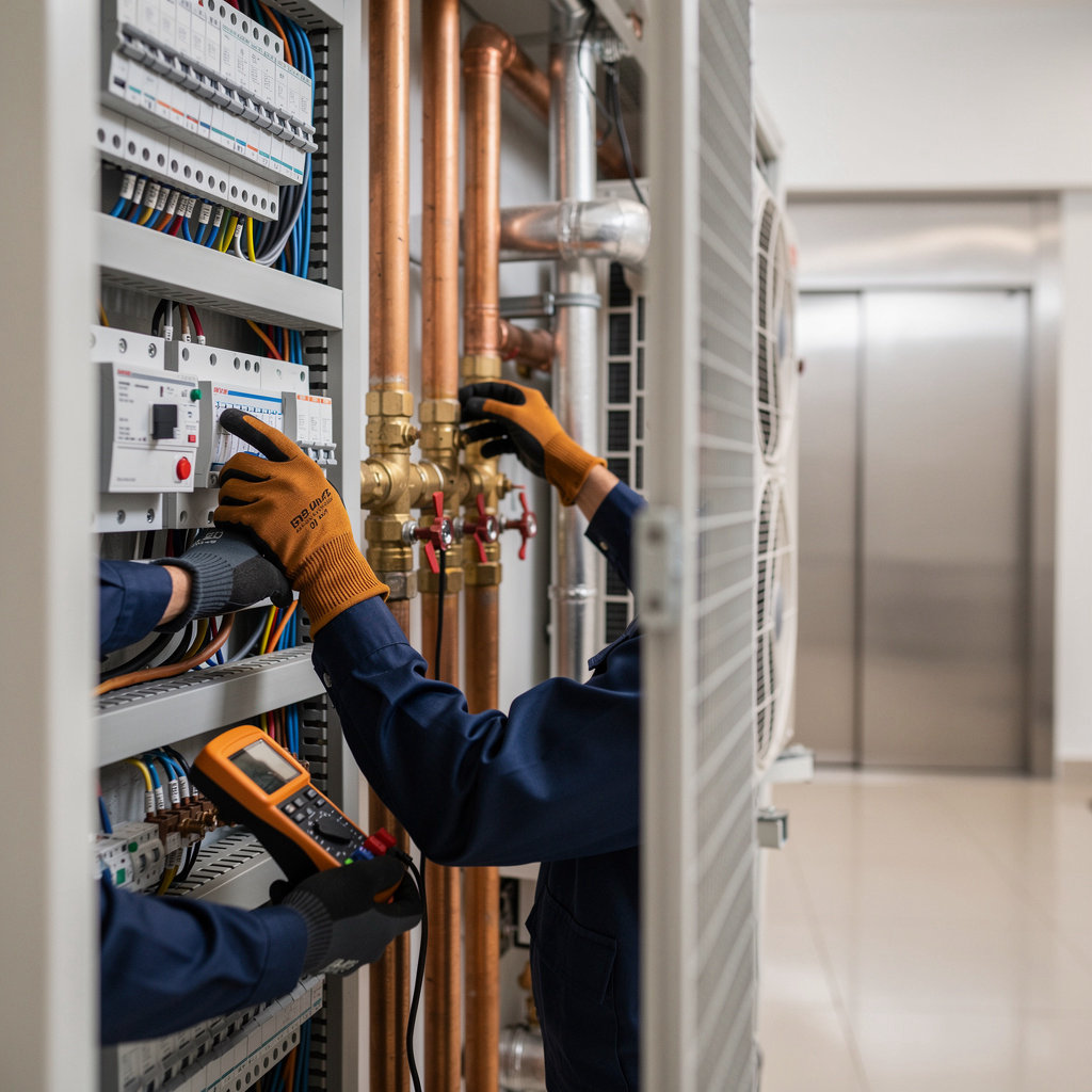 Saleh Saad Al-Maliki General Contracting - Team of certified technicians providing comprehensive maintenance services in Riyadh